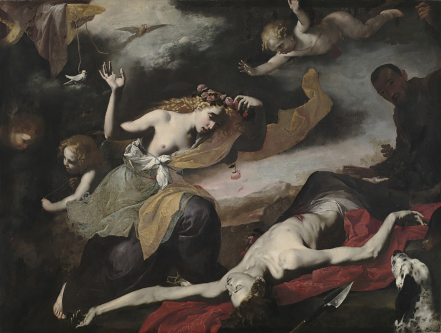 Venus Discovering the Dead Adonis by Unknow Poesia - A Culpa é do Amor - J.B.G